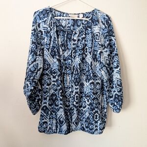 Chico's 3 Button Up Blouse